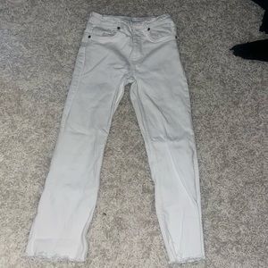 White Zara jeans